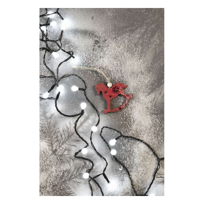 Udendørs LED lyskæde 300xLED/35 m IP44 kold hvid