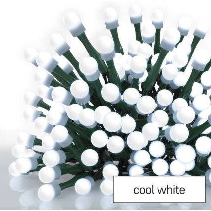 Udendørs LED lyskæde 300xLED/35 m IP44 kold hvid