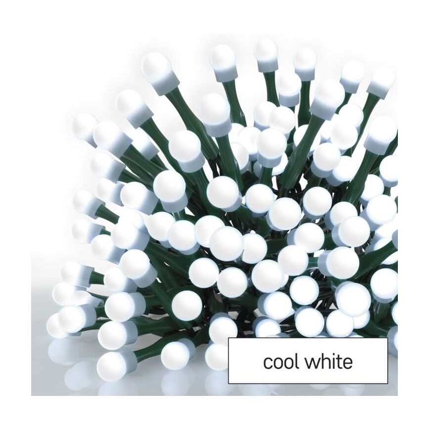 Udendørs LED lyskæde 300xLED/35 m IP44 kold hvid