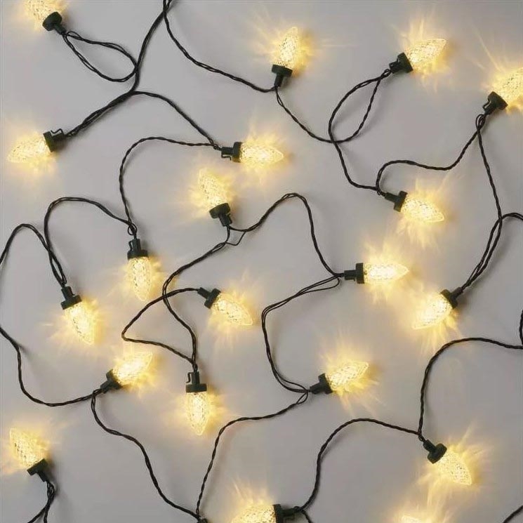 Udendørs LED lyskæde 50xLED/8 funktioner 14,8 m IP44 varmt hvidt lys