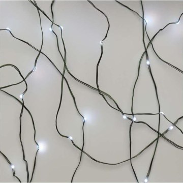 Udendørs LED lyskæde 75xLED/12,5 m IP44 kold hvid