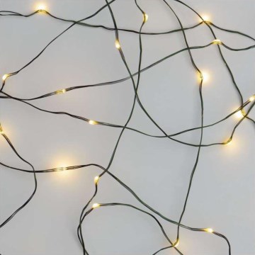 Udendørs LED lyskæde 75xLED/12,5 m IP44 varm hvid
