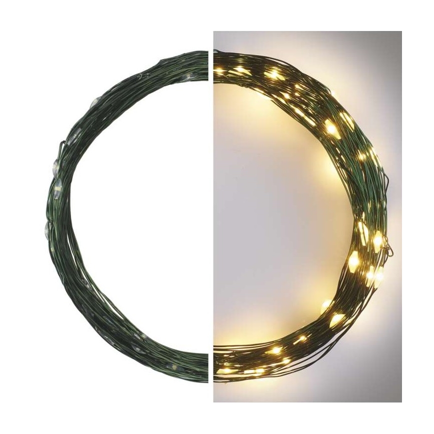 Udendørs LED lyskæde 75xLED/12,5 m IP44 varm hvid