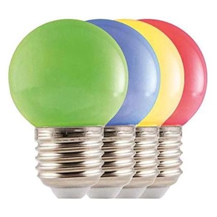 Udendørs LED lyskæde EASY CONNECT 8xE27 5m IP44 flerfarvet