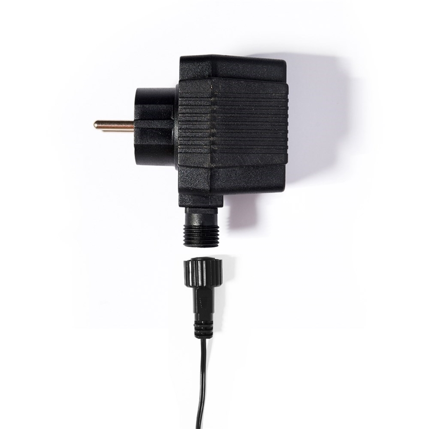 Udendørs LED julelyskæde FELICIA FILAMENT 20xE10 19m transparent/varm hvid IP44, Made in the EU