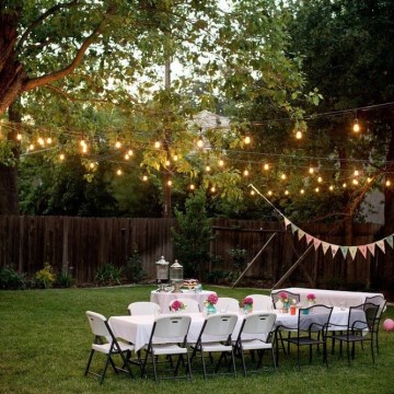 Udendørs LED lyskæde GIRLANDA 10 m 10xE27/1,5W/230V IP44