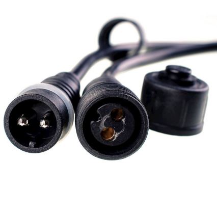 Udendørs LED lyskæde GIRLANDA 10 m 10xE27/1,5W/230V IP44