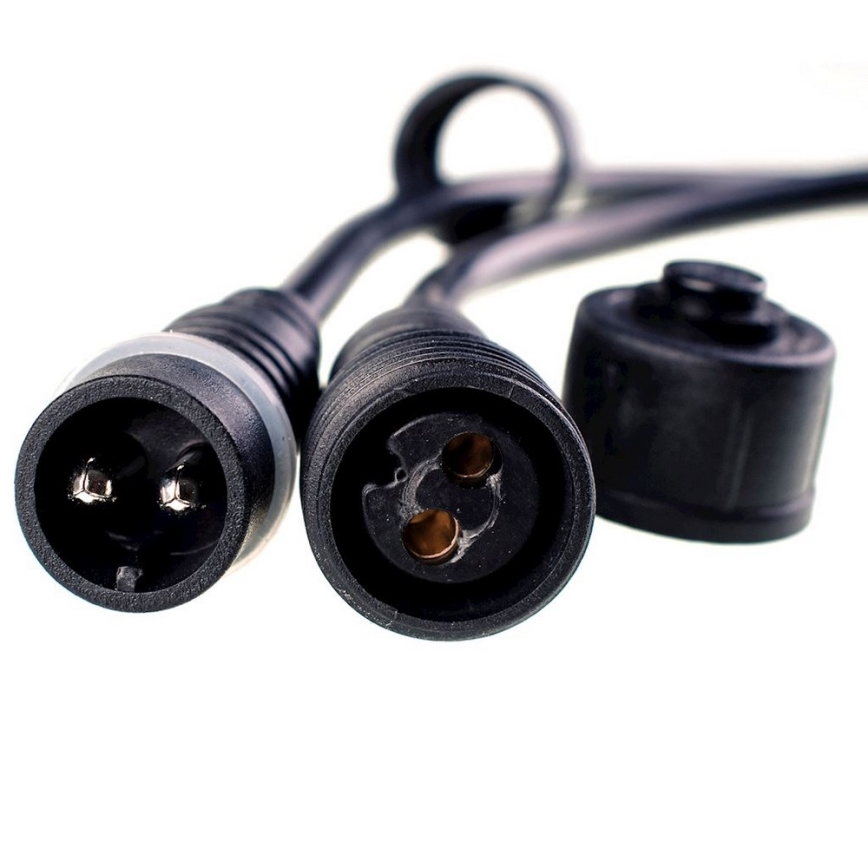 Udendørs LED lyskæde GIRLANDA 10 m 10xE27/1,5W/230V IP44