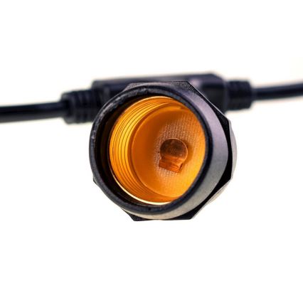 Udendørs LED lyskæde GIRLANDA 10 m 10xE27/1,5W/230V IP44