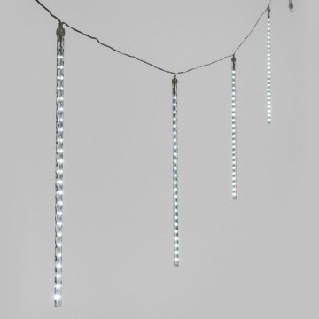 Udendørs LED lyskæde ICICLE 480xLED 14 m IP44 kold hvid