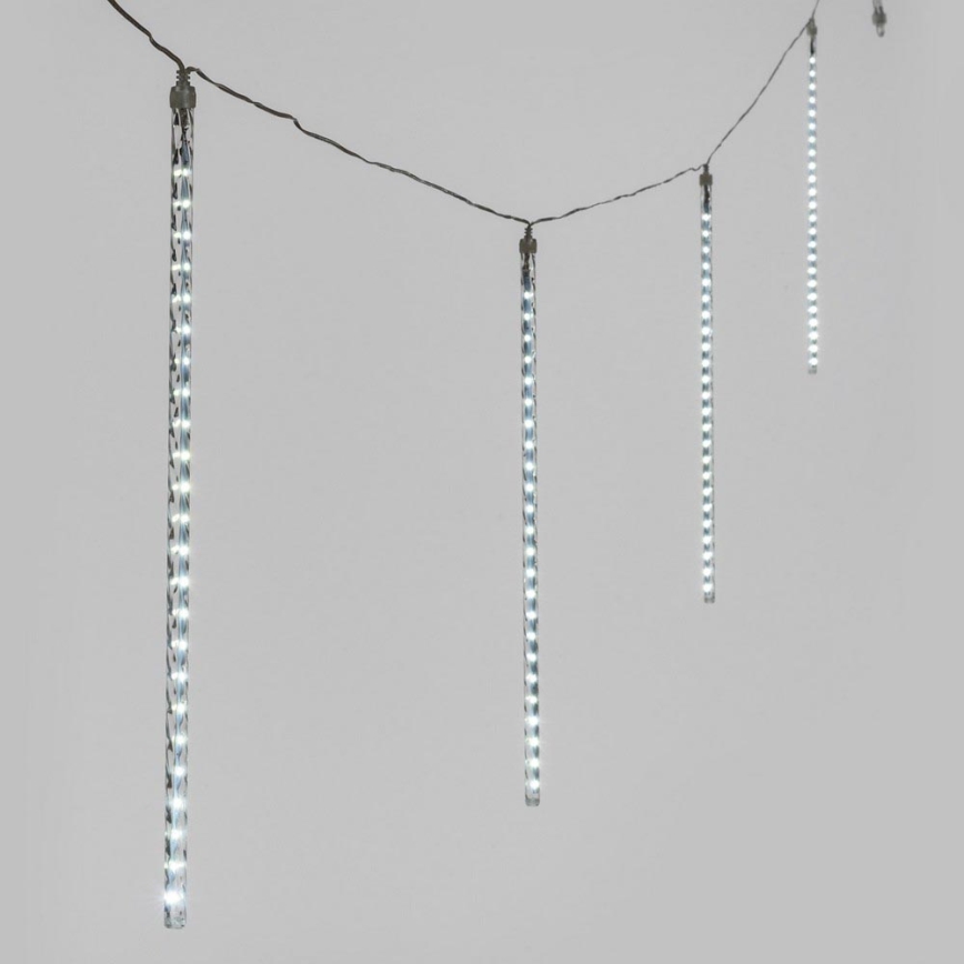 Udendørs LED lyskæde ICICLE 480xLED 14 m IP44 kold hvid
