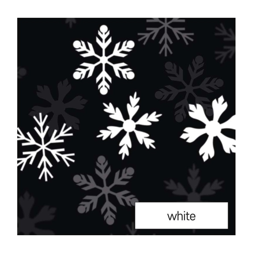 Udendørs LED projektor med julemotiv LED/3,6W/230V IP44 hvid