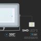 LED projektør SAMSUNG CHIP LED/100W/230V 4000K IP65 grå