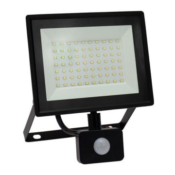 Udendørs LED projektør med sensor NOCTIS LUX 3 LED/50W/230V 4000K IP44 sort