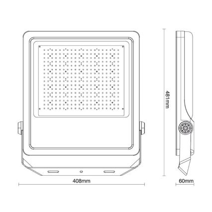 Udendørs LED projektør PROFI PLUS LED/300W/230V 5000K IP66