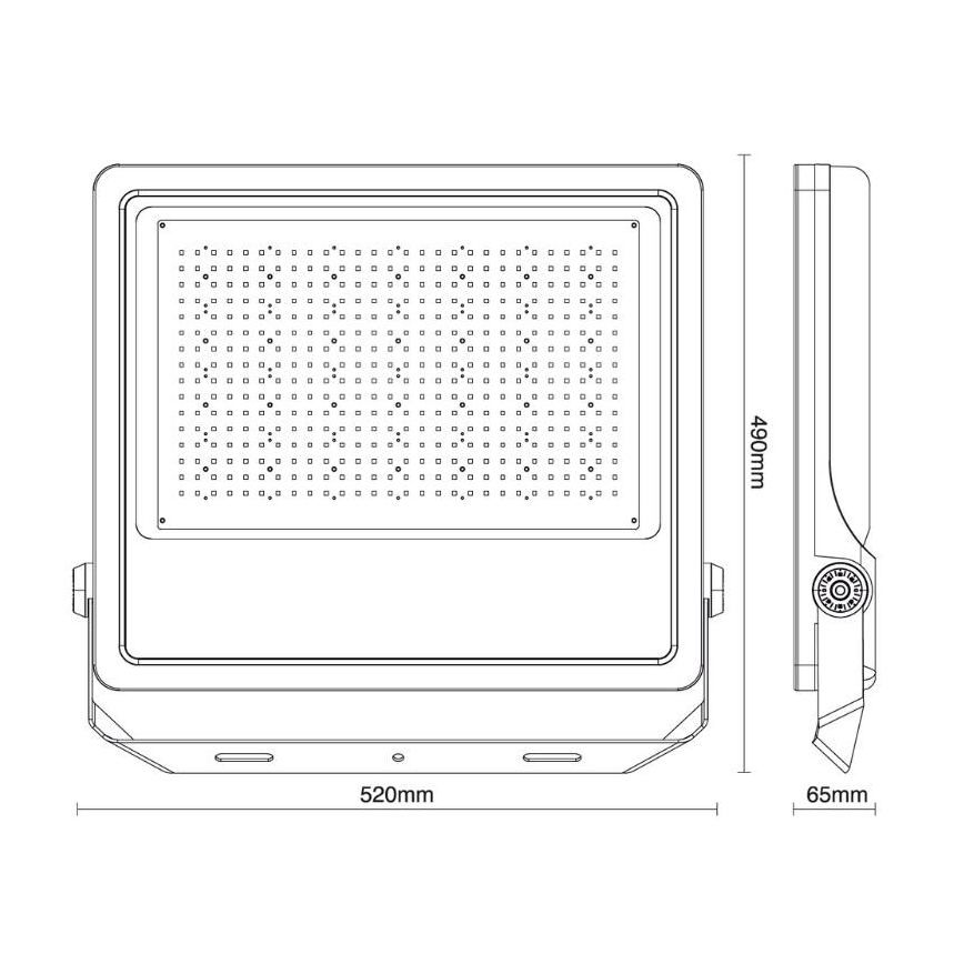 Udendørs LED projektør PROFI PLUS LED/400W/230V 5000K IP66
