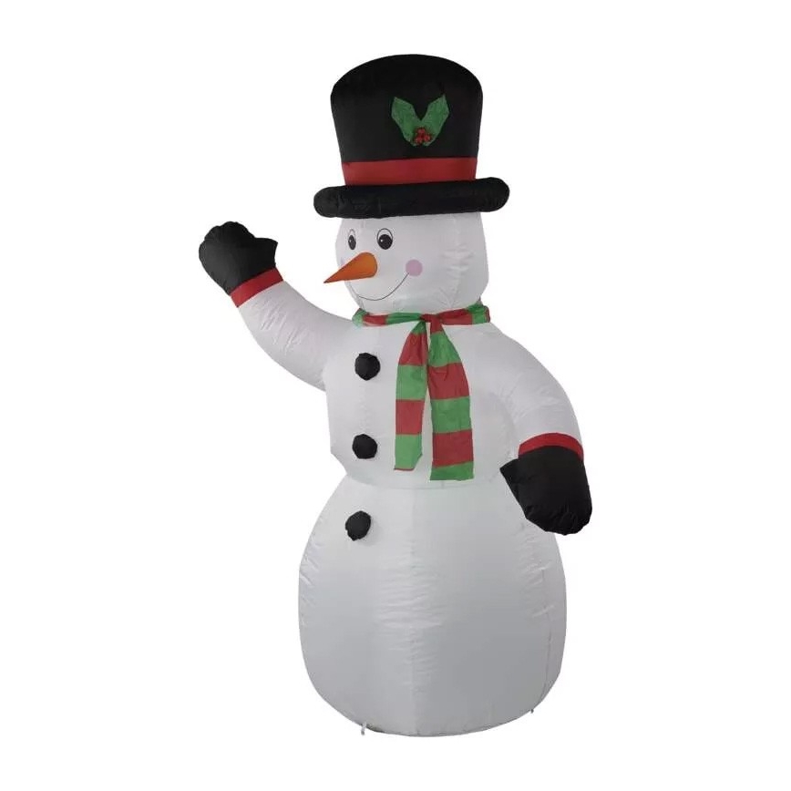 Udendørs LED snemand 4xLED/12W/12/230V IP44 koldt hvidt lys