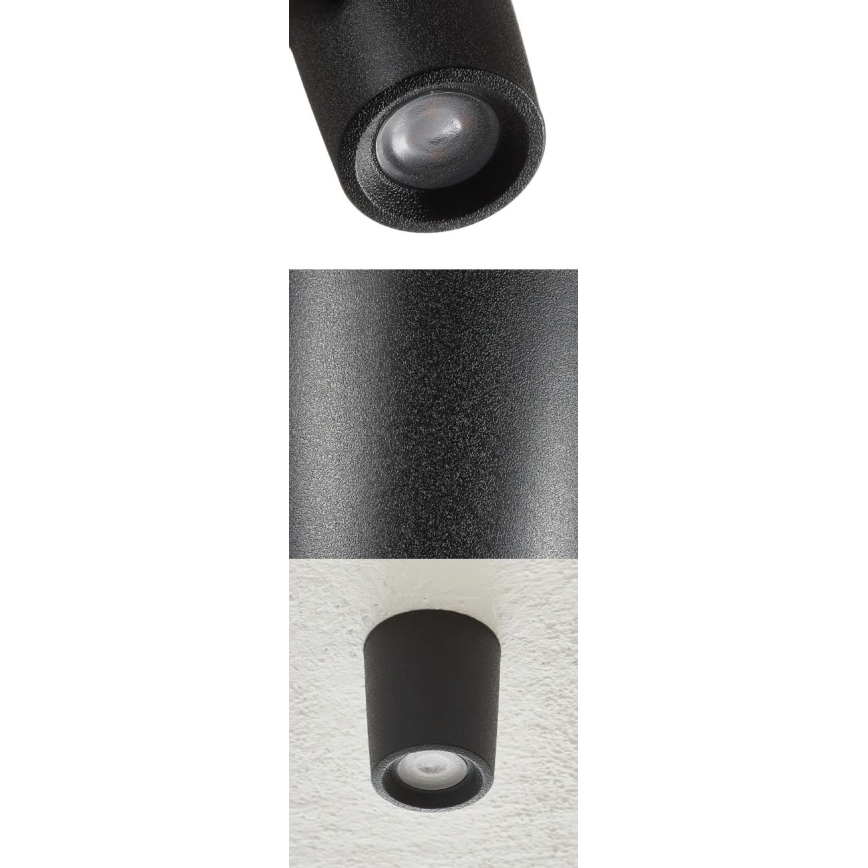 Udendørs LED spotlampe LIVIA 1xGU10/6W/230V 3000/4000/6500K IP55 resin