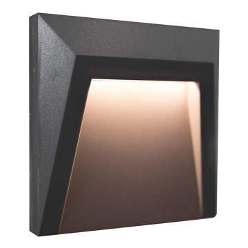 Udendørs LED trappelampe HOLDEN LED/1W/230V IP65 antracit
