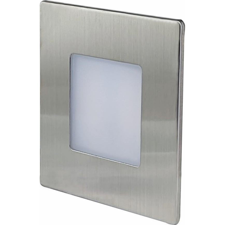 Udendørs LED trappelampe DECENTLY LED/1,7W/230V 3000/4000/6000K IP54 skinnende krom