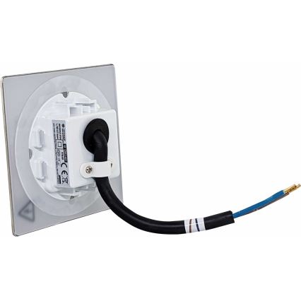 Udendørs LED trappelampe DECENTLY LED/1,7W/230V 3000/4000/6000K IP54 skinnende krom