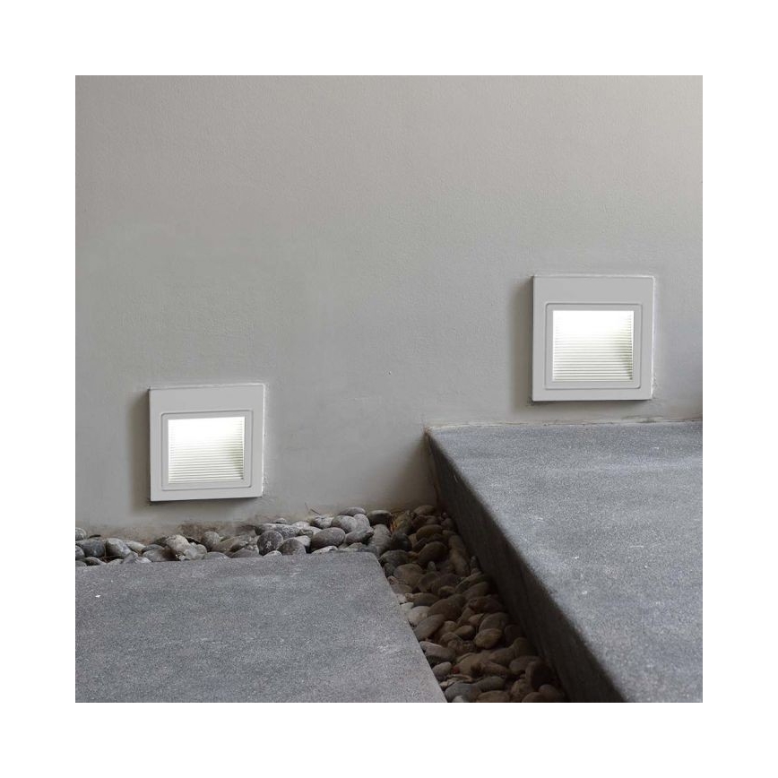 Udendørs LED trappelampe LED/5W/230V 3000K IP65 hvid
