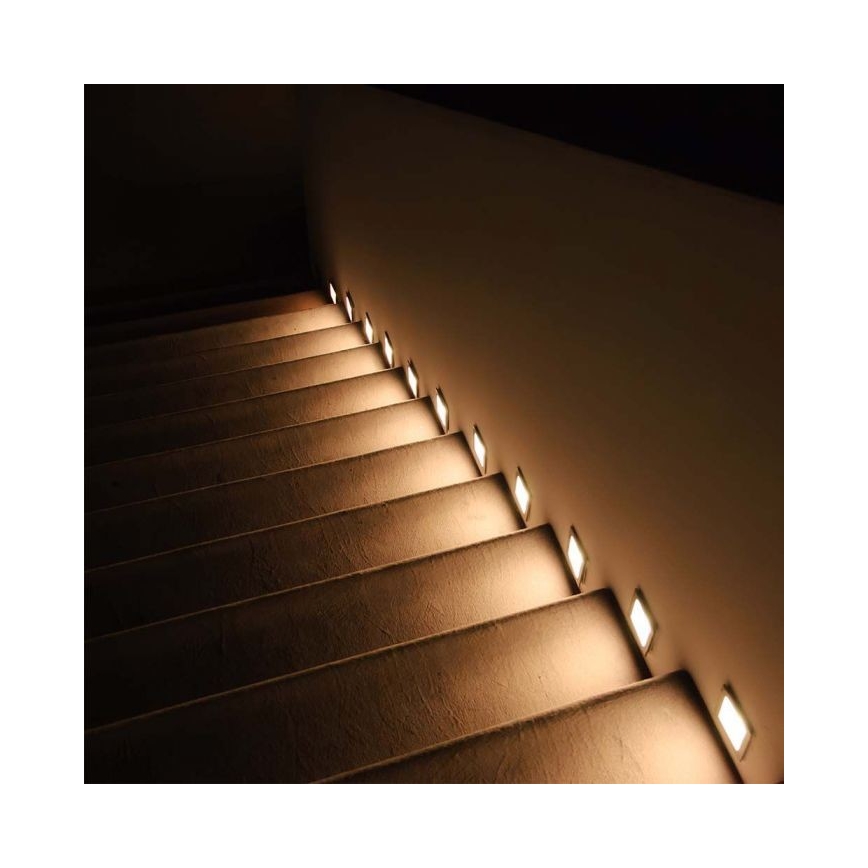 Udendørs LED trappelampe LED/5W/230V 3000K IP65 hvid