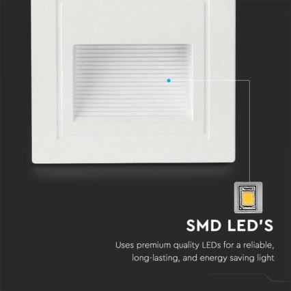 Udendørs LED trappelampe LED/5W/230V 3000K IP65 hvid