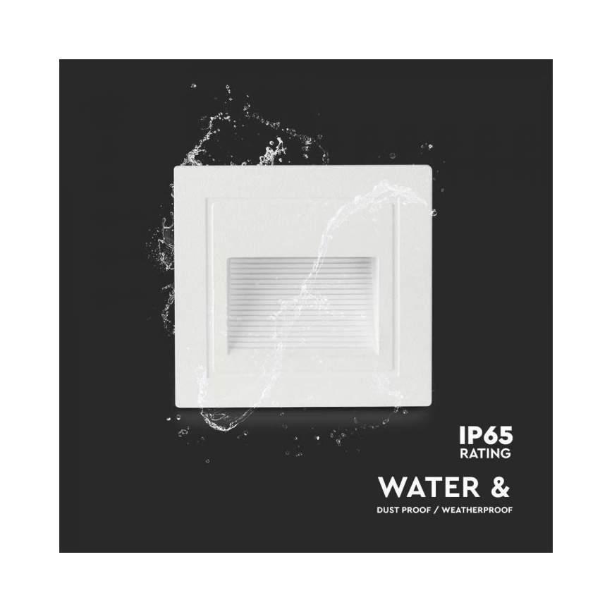 Udendørs LED trappelampe LED/5W/230V 3000K IP65 hvid