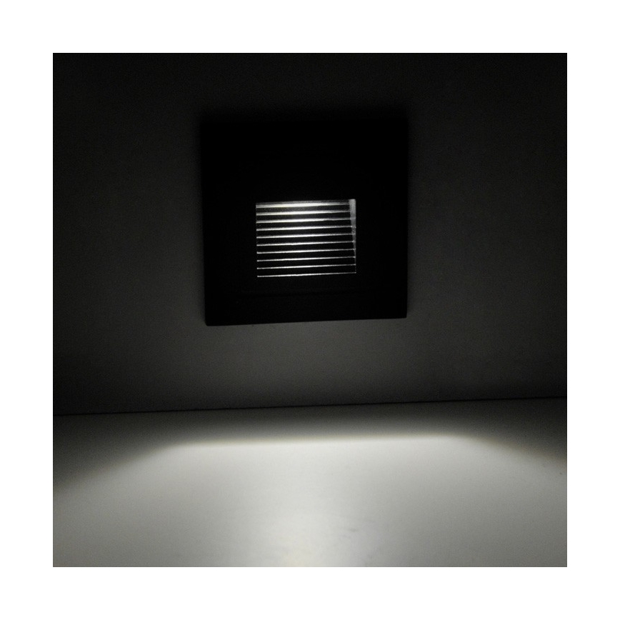 Udendørs LED trappelampe Q6 LED/3W/230V IP44