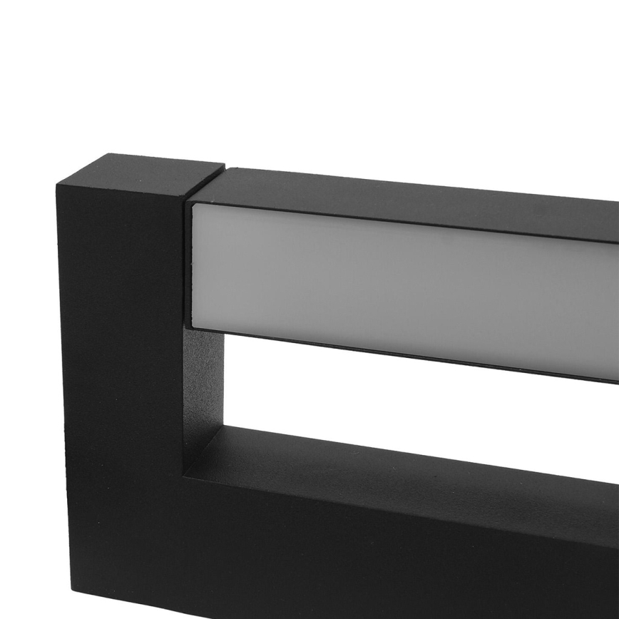 LED Fleksibel Udendørs væglampe 2xLED/16W/230V IP54 90 cm sort