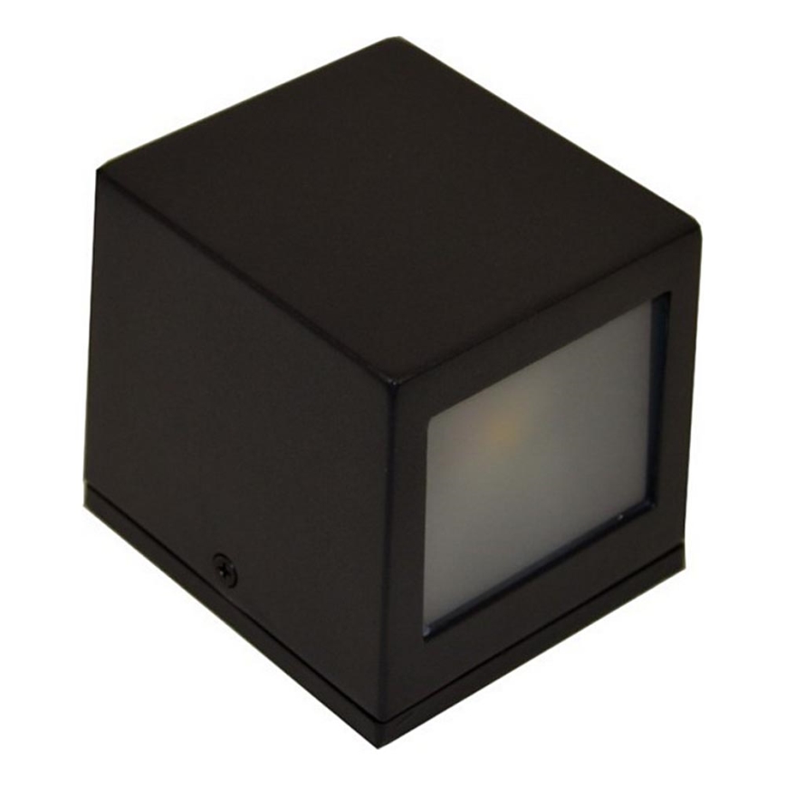 Udendørs LED væglampe 2xLED/5W/230V 4000K IP54 sort