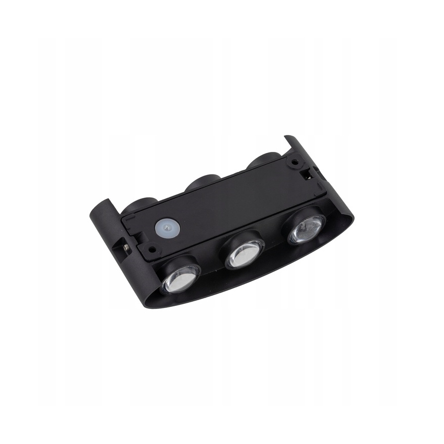 Udendørs LED væglampe ARROW 6xLED/1W/230V IP54 sort