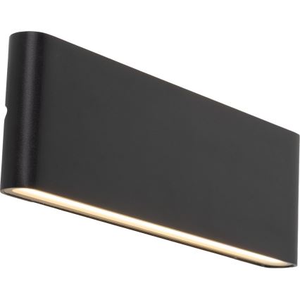 Udendørs LED væglampe ARWENA 2xLED/12W/230V IP54 sort