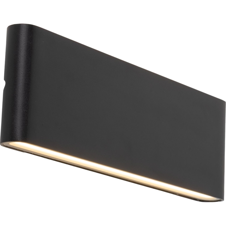 Udendørs LED væglampe ARWENA 2xLED/12W/230V IP54 sort