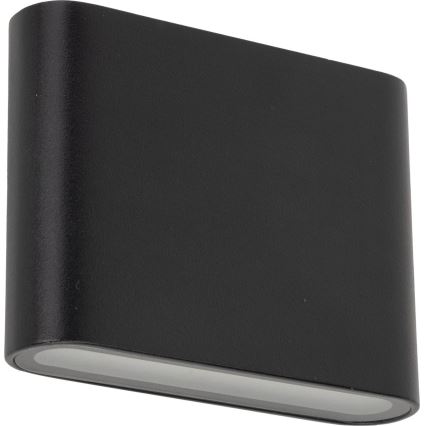 Udendørs LED væglampe ARWENA 2xLED/3W/230V IP54 sort