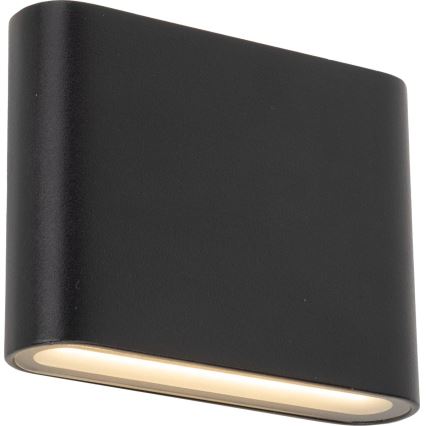 Udendørs LED væglampe ARWENA 2xLED/3W/230V IP54 sort