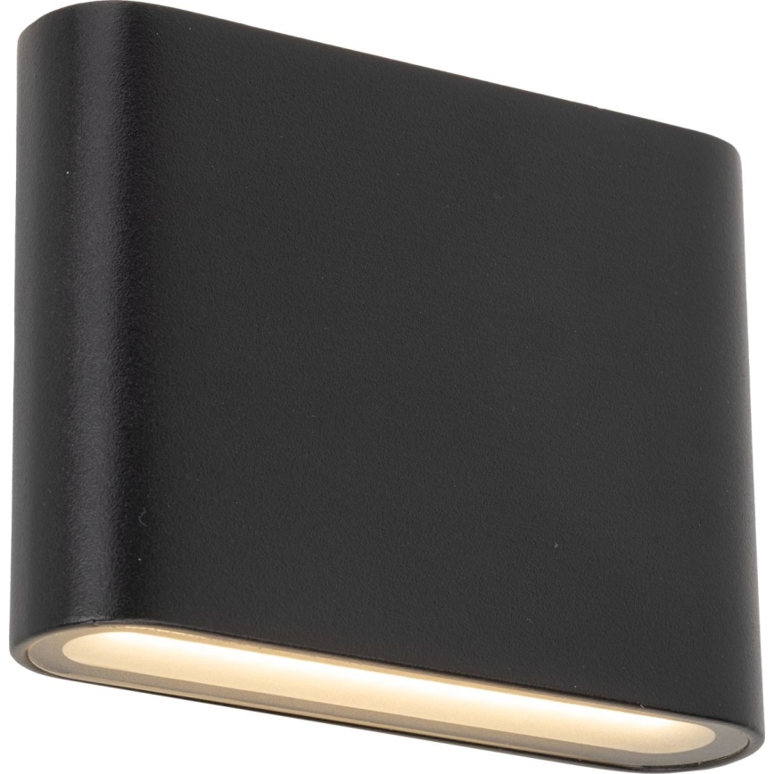 Udendørs LED væglampe ARWENA 2xLED/3W/230V IP54 sort
