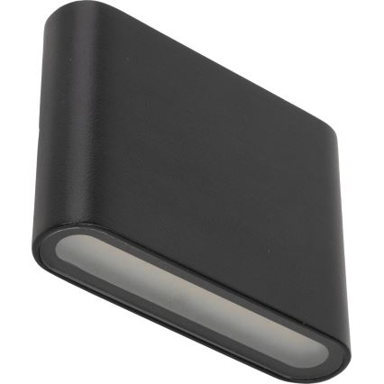 Udendørs LED væglampe ARWENA 2xLED/3W/230V IP54 sort