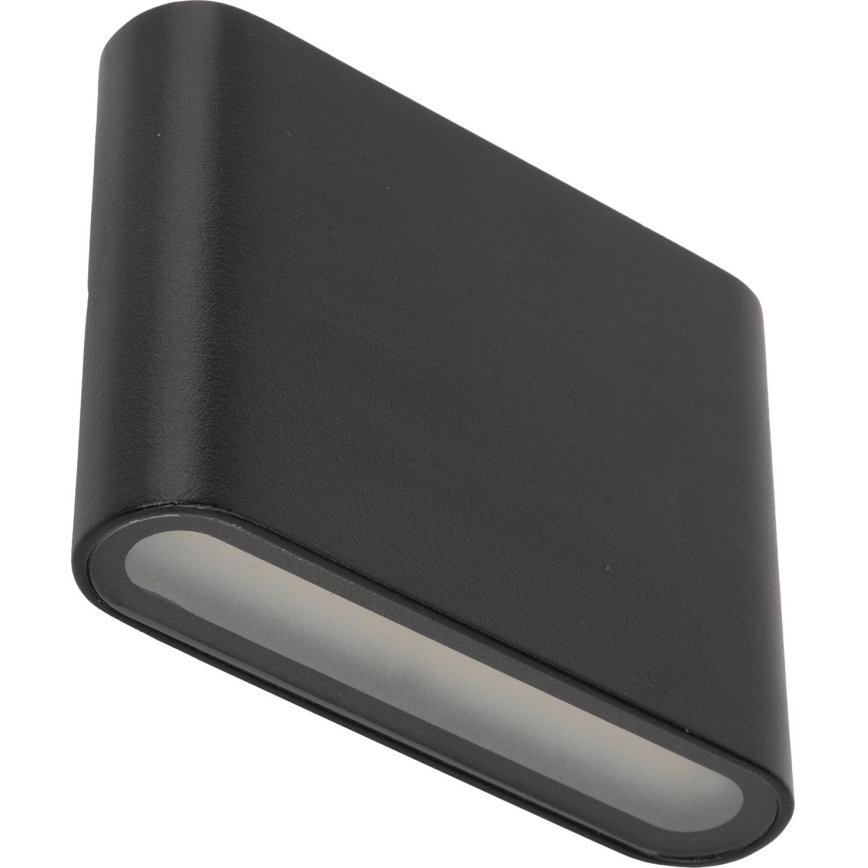 Udendørs LED væglampe ARWENA 2xLED/3W/230V IP54 sort