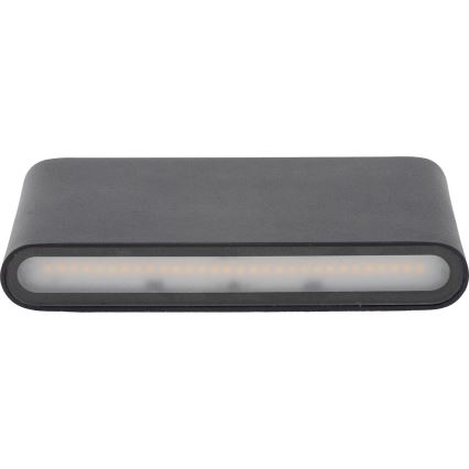 Udendørs LED væglampe ARWENA 2xLED/6W/230V IP54 sort
