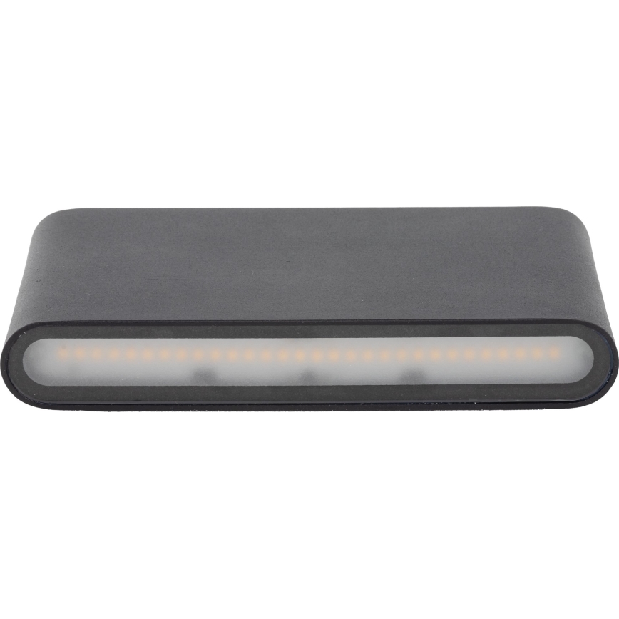 Udendørs LED væglampe ARWENA 2xLED/6W/230V IP54 sort