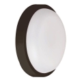 Udendørs LED væglampe BULKHEAD LED/18W/230V 3000K IP54 sort