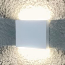 Udendørs LED væglampe CHICAGO 2xLED/3,25W/230V IP44 hvid