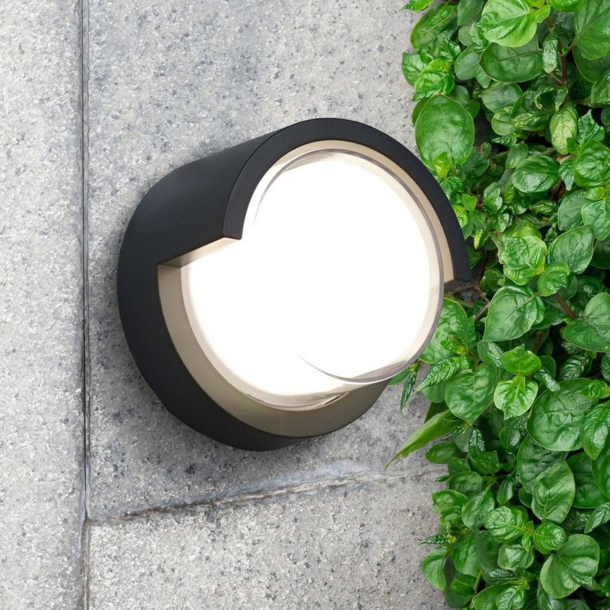 Udendørs LED væglampe ESSEN LED/10W/230V IP44 sort