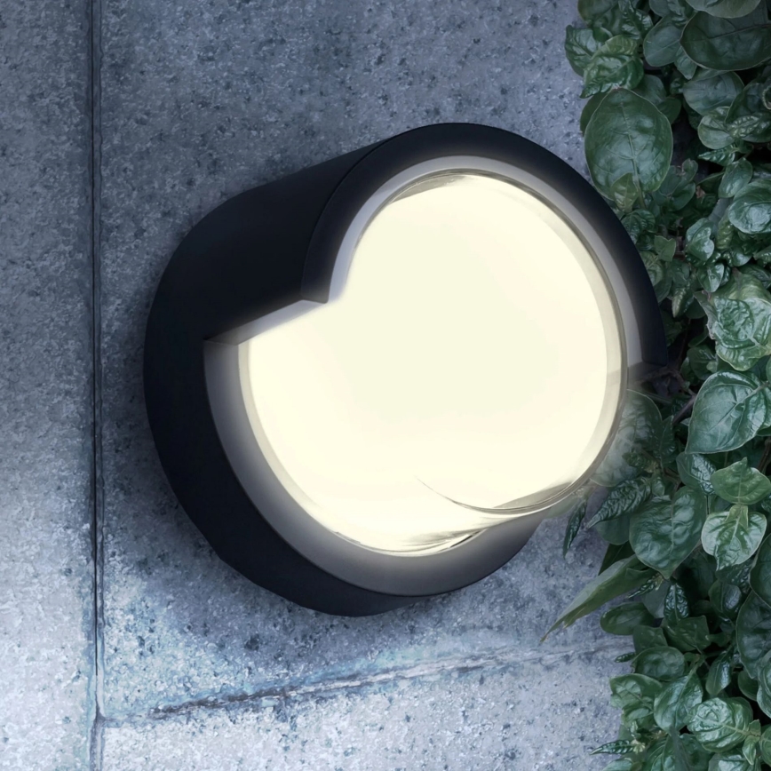 Udendørs LED væglampe ESSEN LED/10W/230V IP44 sort