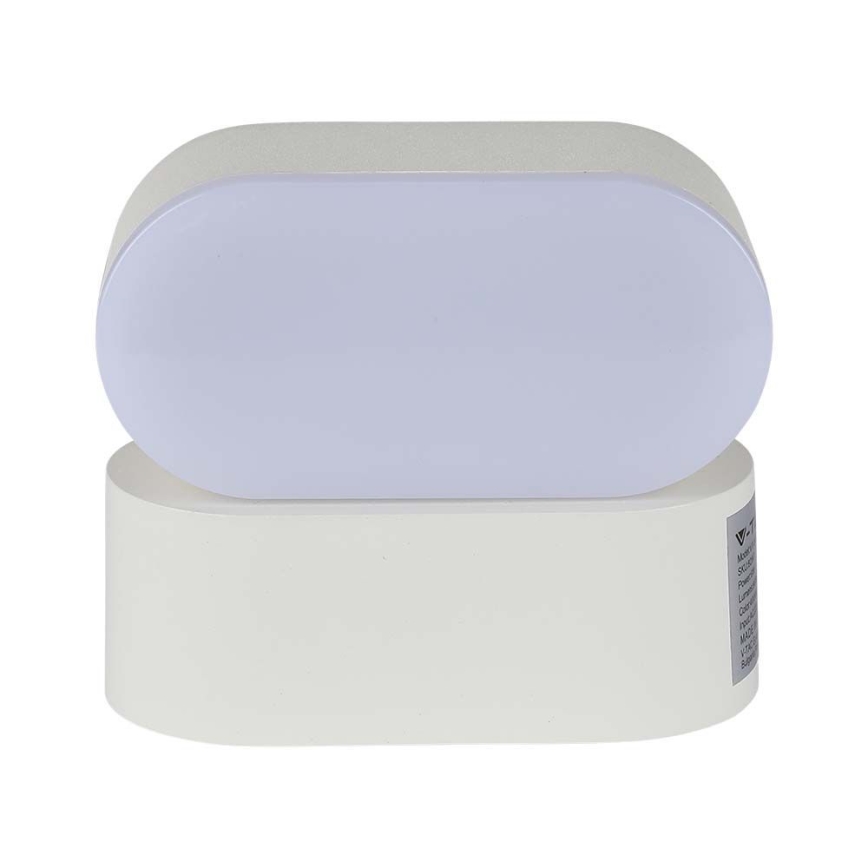 Udendørs LED væglampe fleksibel LED/5W/230V 3000K IP65 hvid