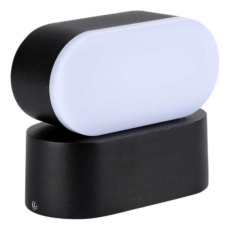 Udendørs LED væglampe fleksibel LED/5W/230V 3000K IP65 sort