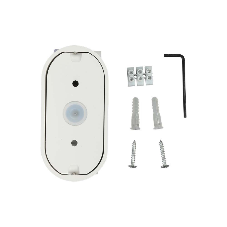 Udendørs LED væglampe fleksibel LED/5W/230V 4000K IP65 hvid