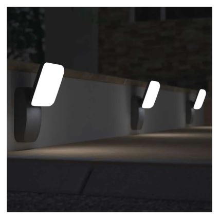 Udendørs LED væglampe fleksibel NIKA LED/12,5W/230V IP44